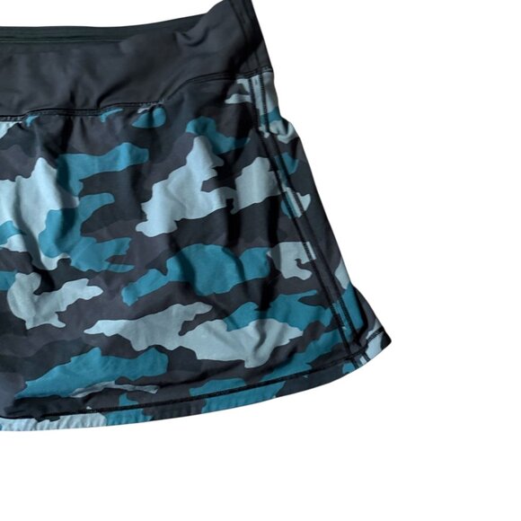 Lululemon Pace Riveal Camo Print Skort With Built-In Shorts Size 14 - Picture 2 of 6